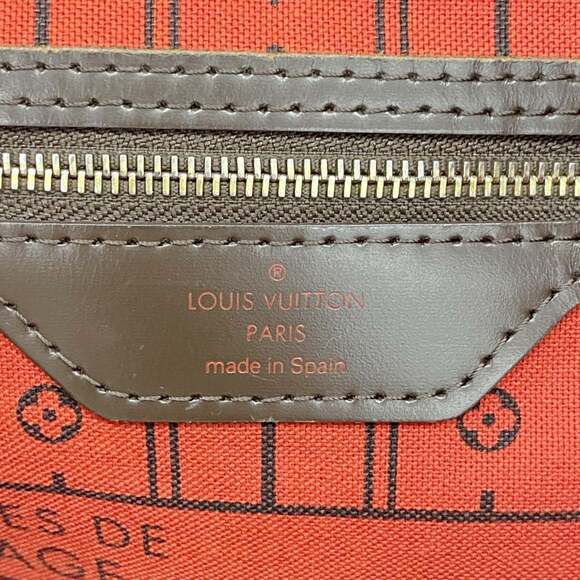 Louis Vuitton Damier Neverfull MM Tote Bag N51105 Ebene Women's - Picture 5 of 13